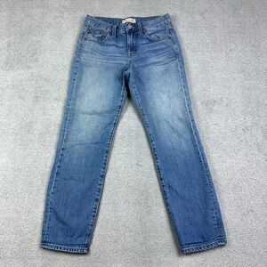 Madewell Jeans Womens 24 Blue Boy Jean Straight Legs Denim Casual